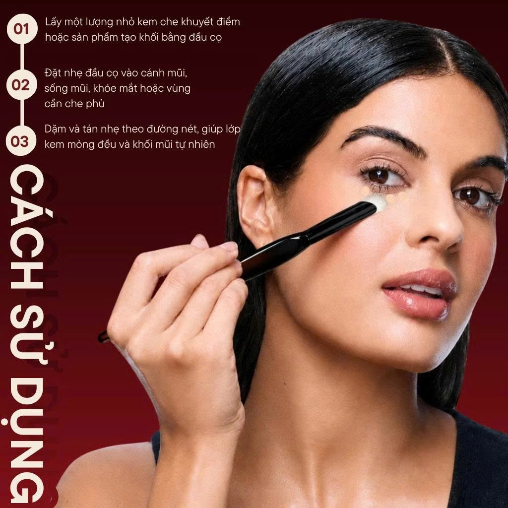 Cọ tạo khối mũi che khuyết điểm chuyên dụng BH Cosmetics Thumb Concealer BH015 giúp mũi cao thon gọn